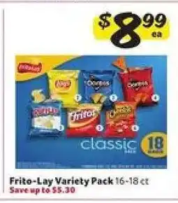 Winn Dixie Frito Lay Variety Pack offer