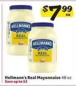 Winn Dixie Hellmann's Real Mayonnaise offer