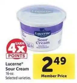 Safeway Lucerne Sour Cream offer
