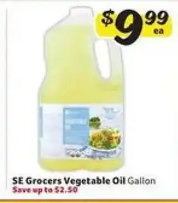 Winn Dixie SE Grocers Vegetable Oil offer