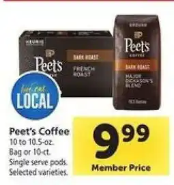 Safeway Peet's Coffee offer