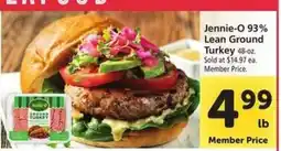 Safeway Jennie-O 93% Lean Ground Turkey offer
