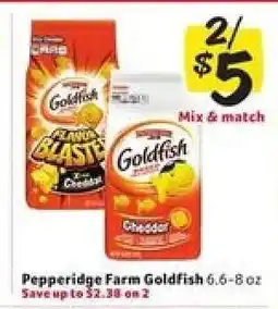 Winn Dixie Pepperidge Farm Goldfish offer