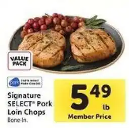 Safeway Signature SELECT Pork Loin Chops offer