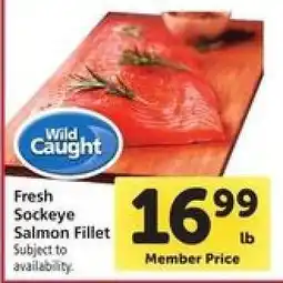 Safeway Fresh Sockeye Salmon Fillet offer