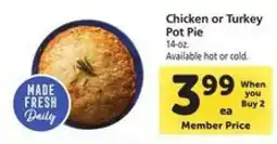 Safeway Chicken or Turkey Pot Pie offer