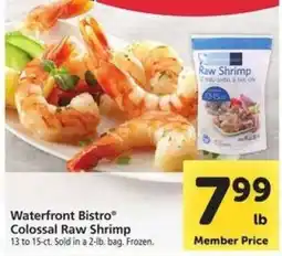 Safeway Waterfront Bistro Colossal Raw Shrimp offer