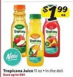 Winn Dixie Tropicana Juice offer