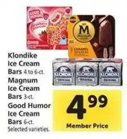 Safeway Ice Cream Bars offer