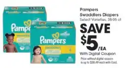 Kroger Pampers Swaddlers Diapers offer