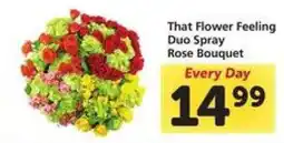 Safeway That Flower Feeling Duo Spray Rose Bouquet offer
