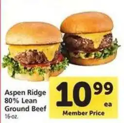 Safeway Aspen Ridge 80% Lean Ground Beef offer