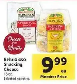Safeway BelGioioso Snacking Cheese offer