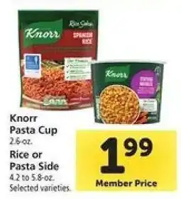 Safeway Knorr Pasta Cup offer