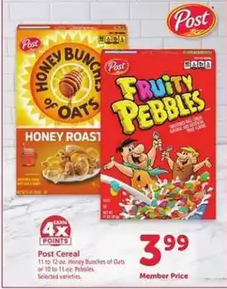 Safeway Post Cereal offer