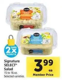 Safeway Signature Select Salad offer