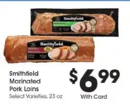 Kroger Smithfield Marinated Pork Loins offer