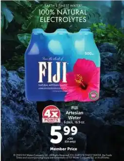 Safeway FIJI Artesian Water offer