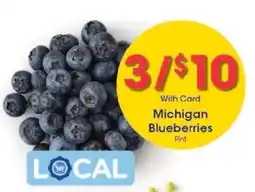 Kroger Michigan Blueberries offer