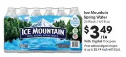 Kroger Ice Mountain Spring Water offer