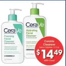 Kroger CeraVe Cleanser offer