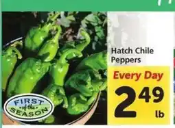 Safeway Hatch Chile Peppers offer