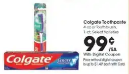 Kroger Colgate Toothpaste offer