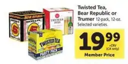 Safeway Twisted Tea, Bear Republic or Trumer offer