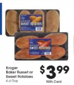 Kroger Kroger Baker Russet or Sweet Potatoes offer