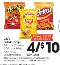 Kroger Lay's Potato Chips offer