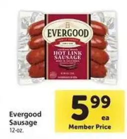 Safeway Evergood Sausage offer