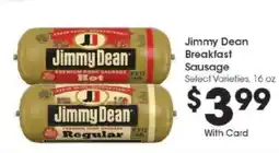 Kroger Jimmy Dean Breakfast Sausage offer