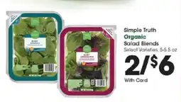 Kroger Simple Truth Organic Salad Blends offer