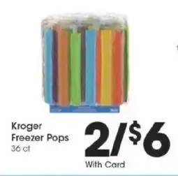 Kroger Kroger Freezer Pops offer