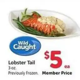 Safeway Lobster Tail offer