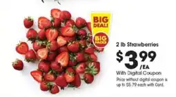 Kroger 2 lb Strawberries offer