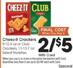 Kroger Cheez • It Crackers offer