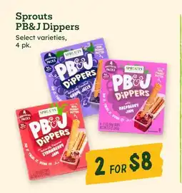 Sprouts Farmers Market Sprouts PB & J Dippers offer