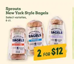 Sprouts Farmers Market Sprouts New York Style Bagels offer