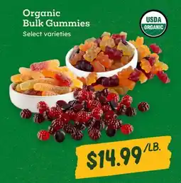 Sprouts Farmers Market Organic Bulk Gummies offer