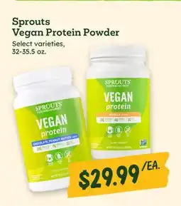 Sprouts Farmers Market Sprouts Vegan Protein Powder offer