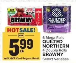 Food Lion Quilted Northern & Brawny offer