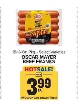 Food Lion Oscar Mayer Beef Franks offer