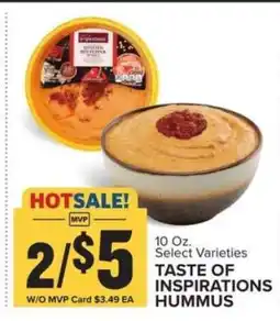 Food Lion Taste of Inspirations Hummus offer