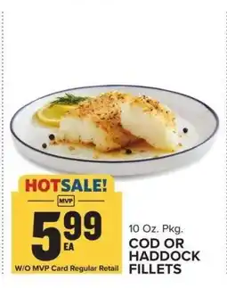 Food Lion Cod or Haddock Fillets offer