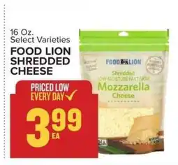 Food Lion Food Lion Shredded Cheese offer