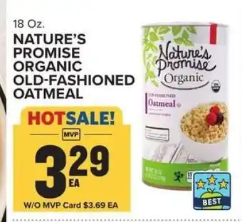 Food Lion Nature's Promise Organic Old-Fashioned Oatmeal offer