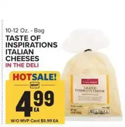 Food Lion Taste of Inspirations Italian Cheeses offer