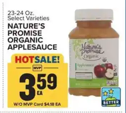 Food Lion Nature's Promise Organic Applesauce offer