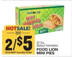 Food Lion FOOD LION MINI PIES offer